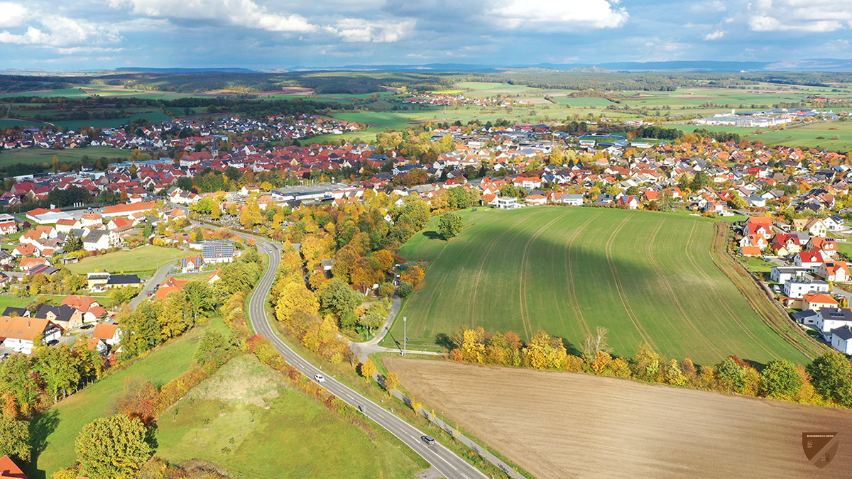 Luftbild Burgebrach von oben